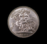 Victoria 1897 Crown - LXI Edge - VF