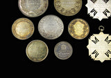 1889-1954 Set of 9 x Silver Horticultural Medals - To Sutton & Sons