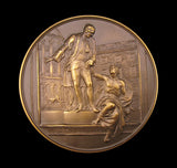 1936 Guy’s Hospital London 49mm Founder's Medal Pair - By Wyon