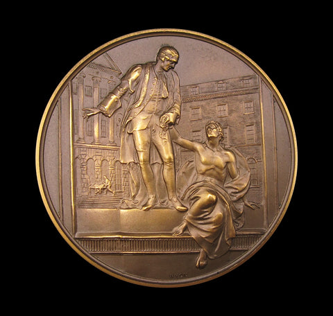 1936 Guy’s Hospital London 49mm Founder's Medal Pair - By Wyon