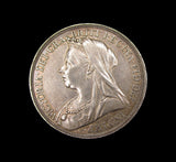 Victoria 1897 Crown - LXI Edge - VF