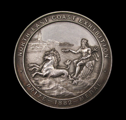 1882 North East Coast Exhibition 51mm Silver Medal