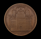 Germany 1944 Allied Bombing of Augsburg 100mm Medal - By Goetz