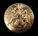 1984 RM College of Arms Quincentenary 63mm Gilt Bronze Medal