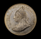 1897 Diamond Jubilee British Commerce 51mm Medal - By Bowcher