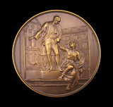 1936 Guy’s Hospital London 49mm Founder's Medal Pair - By Wyon