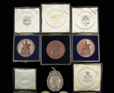 1895-1903 Collection of 9 x Irish Dog Show Award Medals inc Royal Dublin Society