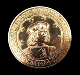 1984 RM College of Arms Quincentenary 63mm Gilt Bronze Medal