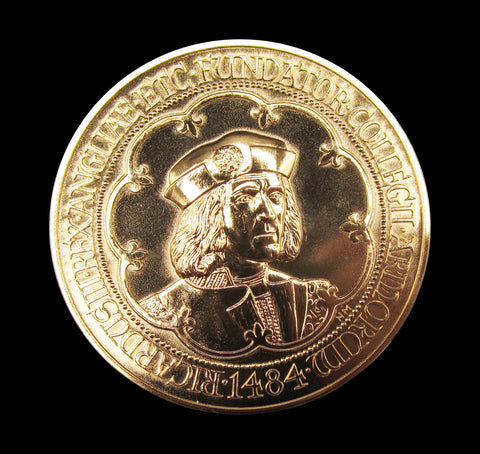 1984 RM College of Arms Quincentenary 63mm Gilt Bronze Medal