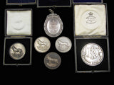 1895-1903 Collection of 9 x Irish Dog Show Award Medals inc Royal Dublin Society