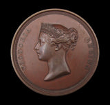 1837 Victoria Visit To The Guildhall 55mm Medal - By Wyon