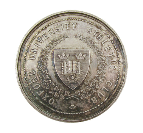 1905 Oxford University Athletic Club 60mm Silver Medal
