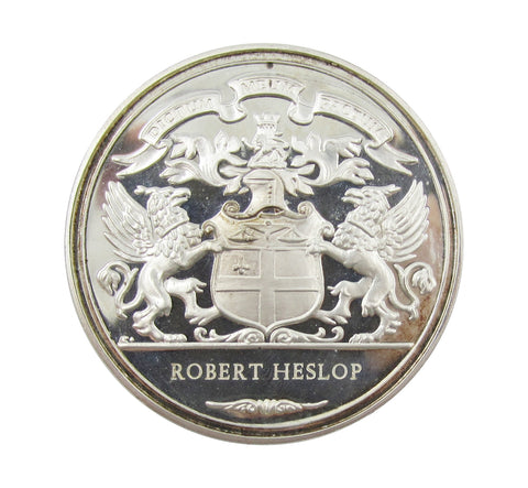 1972 New Stock Exchange Silver Brokers Pass Medal - Cased