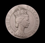 1953 Elizabeth II Coronation 39mm Silver Medal - By Fray