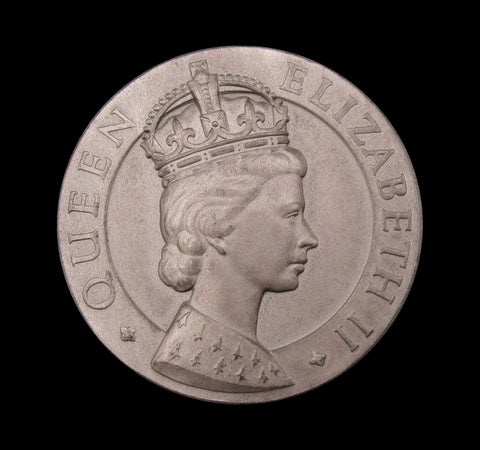 1953 Elizabeth II Coronation 39mm Silver Medal - By Fray