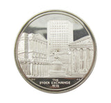 1972 New Stock Exchange Silver Brokers Pass Medal - Cased