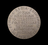1932 Death of Walter Scott Centenary 51mm Silver Medal - Cased
