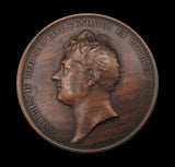 1823 George IV Royal Society of Literature 69mm Medal - By Bain