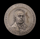 1928 London School Of Economics Isambard Brunel 51mm Silver Medal