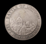 1944 Battle Of London 57mm Silver Cased Medal - By Pinches