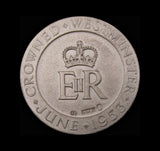 1953 Elizabeth II Coronation 39mm Silver Medal - By Fray