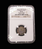 George IV 1826 Laureate Head Proof Sixpence - NGC PF65