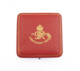 1937 George VI Coronation 57mm Silver Medal - Cased