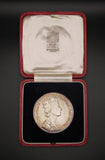 1953 Elizabeth II Coronation 57mm Silver Medal - By Spink & Son