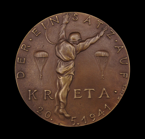Germany 1941 The Invasion of Crete 97mm Medal - By Goetz