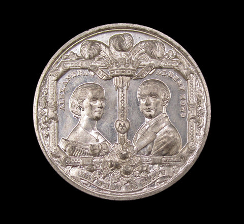 1863 Marriage Of Prince Of Wales Norwich 38mm Medal