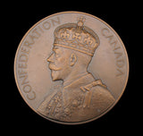 1927 Diamond Jubilee of The Confederation of Canada 76mm Medal