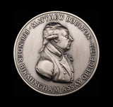 2000 Matthew Boulton Founder of Birmingham Assay Office 51mm Silver Medal