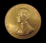 1900 Princess Alexandra's Private Military Hospital 57mm Gilt Bronze Medal