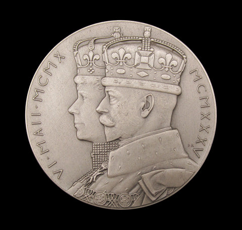 1935 George V Silver Jubilee Royal Mint 57mm Silver Medal - Cased