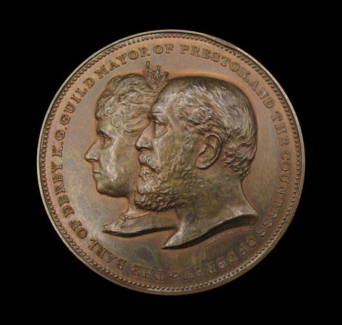 1902 Preston Guild 51mm Bronze Medal - By Bowcher