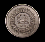 c.1910 17th Leicestershire Regiment 'Hindoostan' 44mm Silver Medal