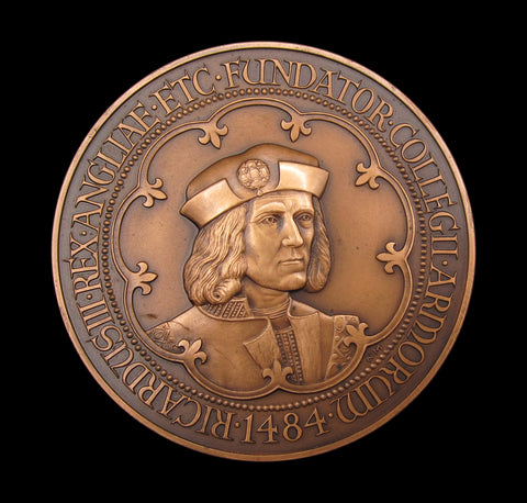 1984 RM College of Arms Quincentenary 63mm Bronze Medal
