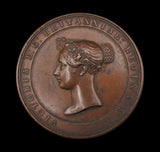 1847 Opening of the New Houses of Parliament 65mm Bronze Medal - By Davis