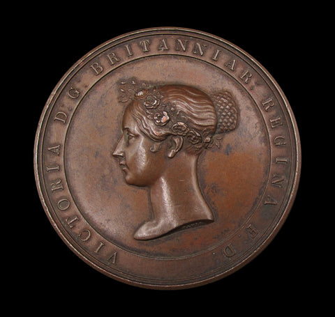 1847 Opening of the New Houses of Parliament 65mm Bronze Medal - By Davis