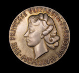 1947 Princess Elizabeth Royal Society Of Arts 57mm Silver Medal