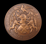 1984 RM College of Arms Quincentenary 63mm Bronze Medal