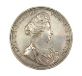 1690 Queen Mary As Regent 49mm Silver Medal - By Roettier