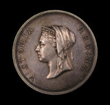 1885 International Inventions Exhibition 45mm Silver Medal - By Wyon