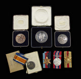 1923-1925 Set of Medals Inc Society of Arts, Polytechnic & British War Silver Medal