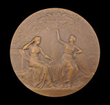 Canada 1908 Tercentenary Of The Founding Of Quebec 77mm Medal