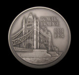 1994 Centenary Of Tower Bridge 63mm Silver Medal - The Royal Mint