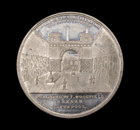 1830 Liverpool & Manchester Railway Opened WM Medal - By Halliday