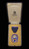 1979-1980 National Federation of Building Trades Employers Silver & Enamel Medal