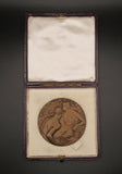 1906 Italy Milan Exhibition British Commission 61mm Medal - Cased