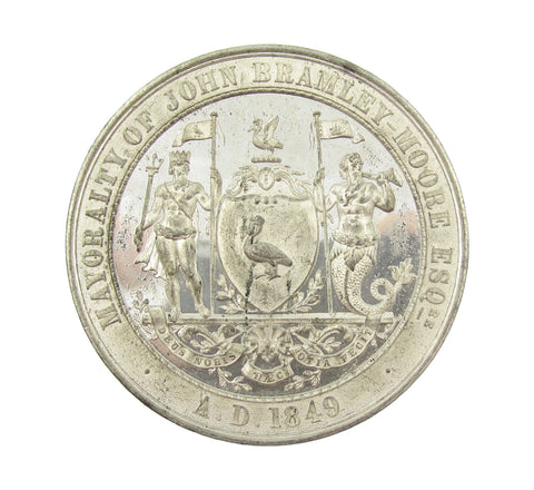1849 Liverpool Fancy Fair 45mm Medal - By Allen & Moore